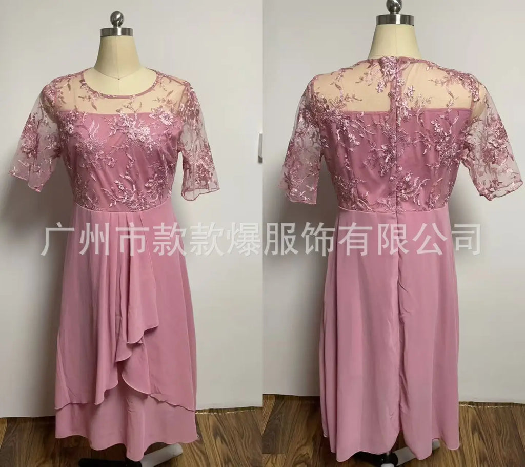 Vestido de noche Vestidos 2026 Mujer elegante temperamento suave SlimI Irregular Color sólido moda banquete gasa francés