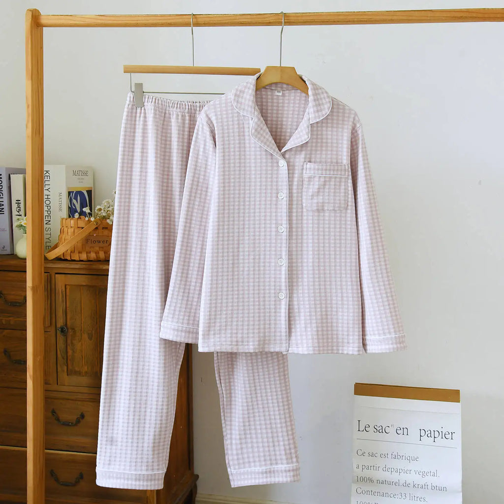 Pijamas de pareja para calentar y mantener el calor, pantalones de manga larga para otoño e invierno, ropa de dormir holgada para mujer, ropa de dormir para hombre
