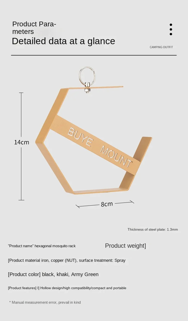 Bandeja de bobina para mosquitos al aire libre, herramientas de Camping, soporte para bobina de mosquitos para senderismo turístico, suministros de Camping, soporte para bobina de mosquitos colgante