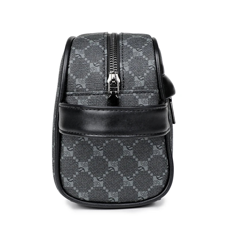 Bolso de diseñador para hombre, bolso de mano de cuero de alta calidad, bolso de marca a la moda, bolsos de mano clásicos de negocios, bolso para teléfono, bolso para hombre