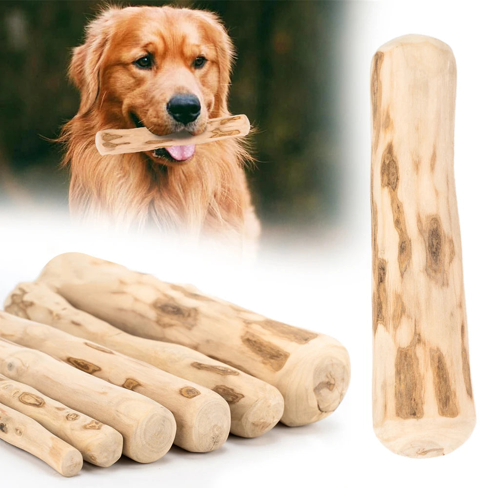 Varilla para moler dientes de perro, juguete para masticar de madera, palo masticable de madera de café Natural, resistente a mordeduras, juguete para aliviar la ansiedad, suministros para mascotas