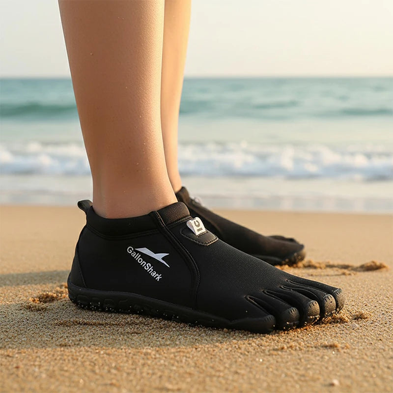 Zapatos de Neopreno de Cinco Dedos, Zapatillas de Agua Descalzas para Buceo, Voleibol de Playa y Caminatas en Arrecifes Costeros