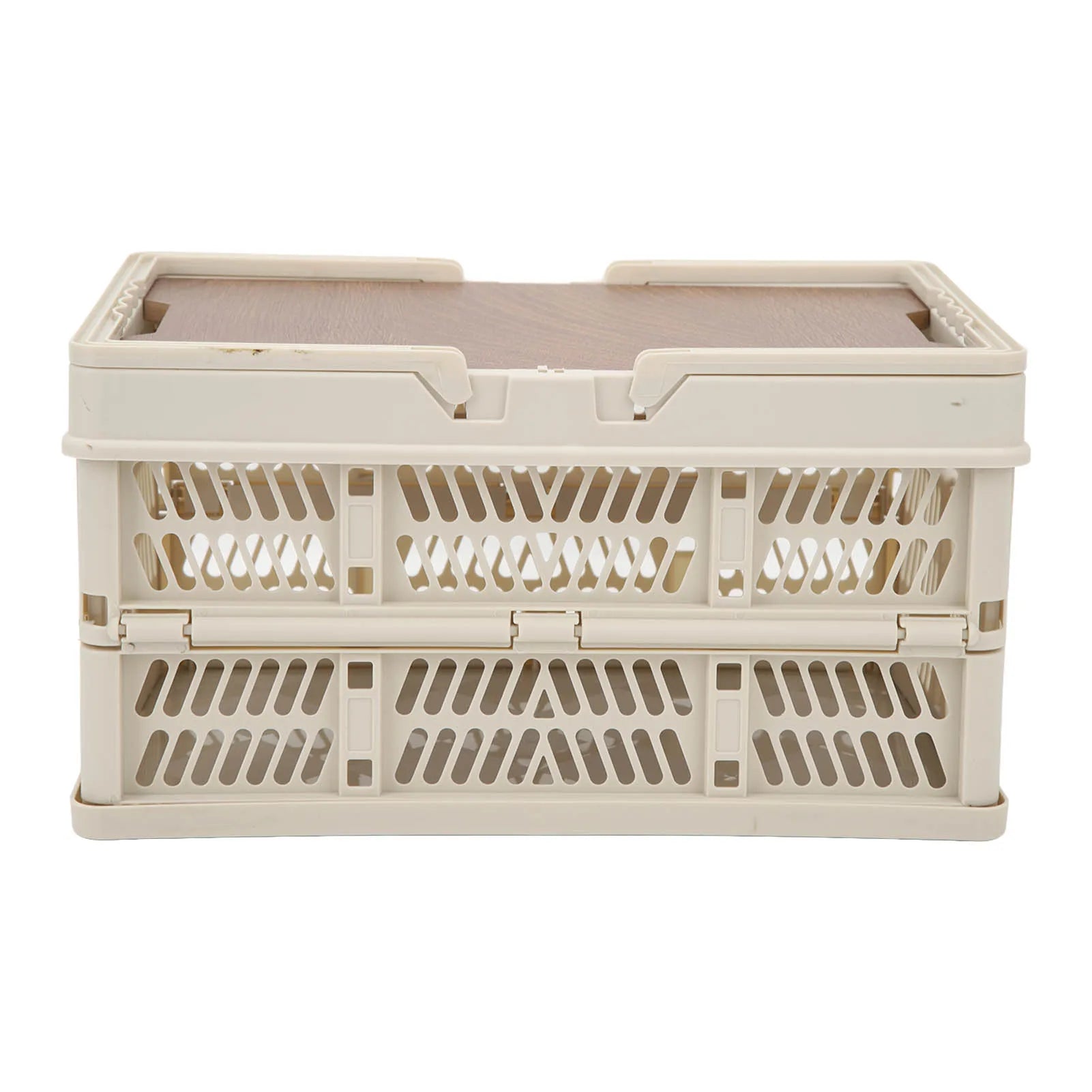 Cesta de Picnic plegable para acampar con tablero móvil, caja de almacenamiento de mano multifunción de gran capacidad, organización del hogar