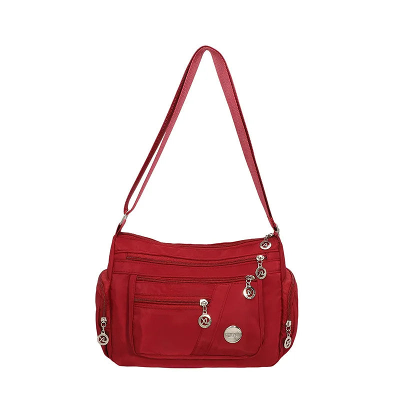 Bolso de mujer, bolso bandolera, bolso cuadrado pequeño de moda, mochila pequeña con múltiples compartimentos, bolso de hombro pequeño, bolso de mujer
