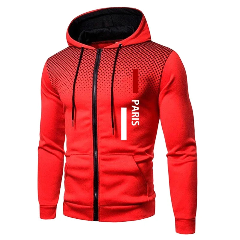Ropa deportiva para hombre, sudadera con capucha y pantalones de chándal, sudadera deportiva informal urbana con cremallera, traje para correr, trajes de entrenamiento de otoño/invierno