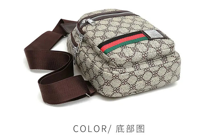 Bolso Mensajero Multifuncional para Hombre, Bolso de Hombro, Bolso Casual Cruzado con Orificio para Auriculares