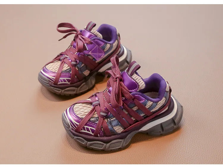 Zapatillas Deportivas para Niños, Modelo Chunky 2026, Nuevas Zapatillas de Baloncesto para Niñas, Modernas y Versátiles, Zapatillas Deportivas Casuales para Niños para la Escuela, Transpirables