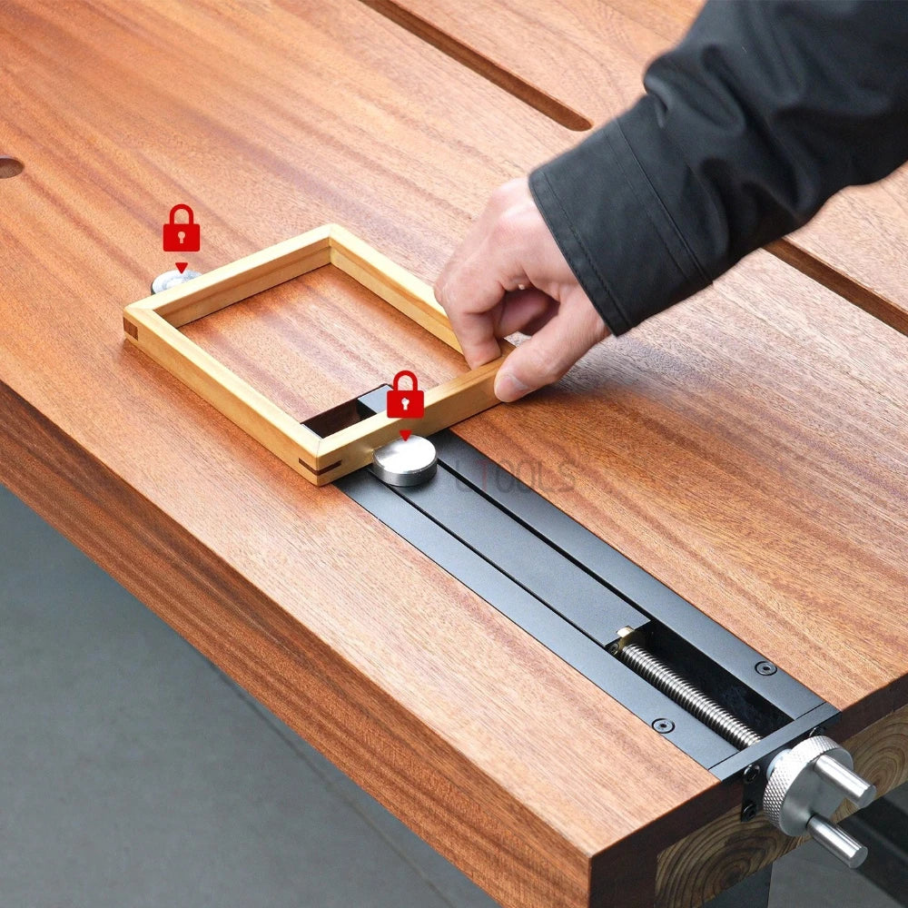 Abrazadera de tornillo de banco para carpintería, alicates de cola de mesa, accesorio de tornillo de banco de inercia de movimiento rápido multifuncional, alicates de aleación de aluminio de escritorio