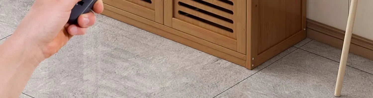 Caja de almacenamiento de enrutador de madera maciza, organizador de gabinete Multimedia, estante multimedia a prueba de polvo, estante de módem WiFi para configuración de electrónica del hogar