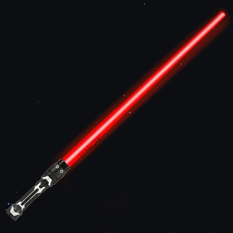 Espada láser de 75CM, sable de luz rojo y azul, doble sable, transformación Rave, arma de Cosplay para niños, juguete intermitente, espadas brillantes para fiesta