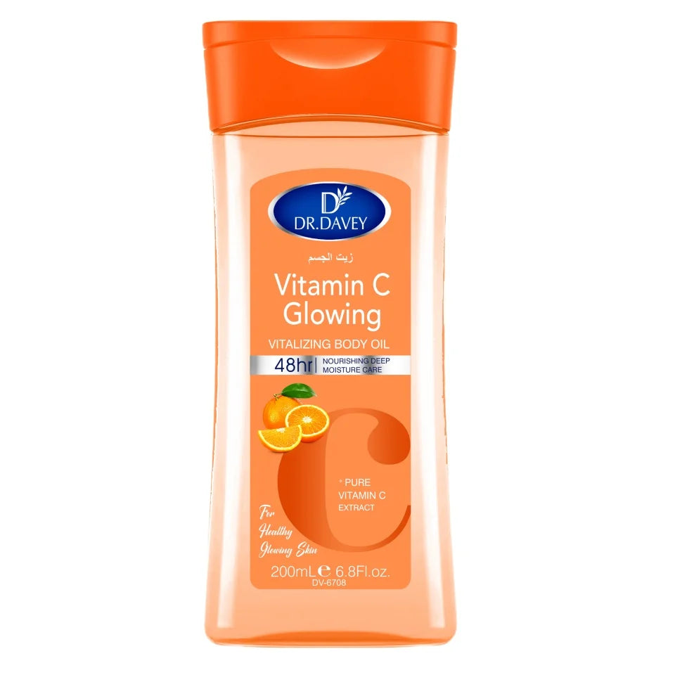 DR.DAVEY VC aceite de tratamiento corporal aceite corporal VC masaje corporal aceite esencial cuidado hidratante aceite esencial corporal