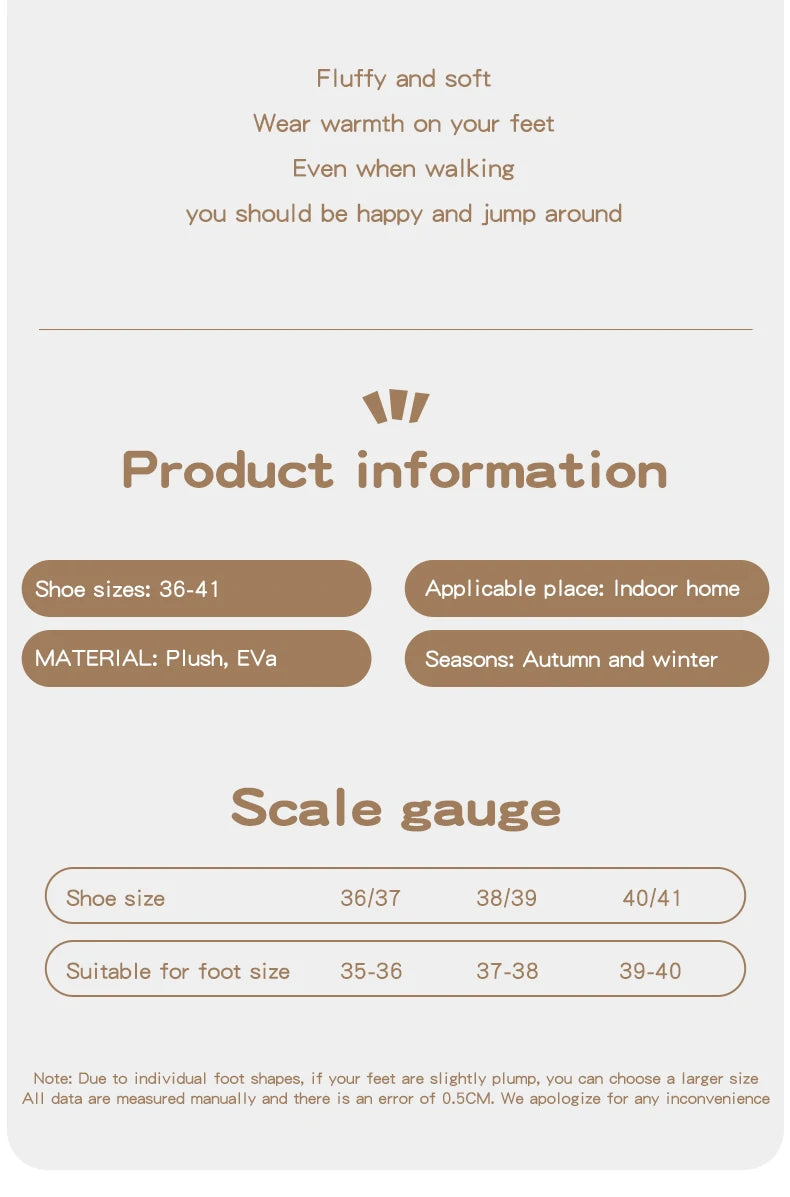 Zapatillas de invierno para mujer, botas a la moda de piel peluda, suela suave antideslizante para exteriores, interiores, cálidos, cómodos, zapatos de casa de felpa para hombre, pareja