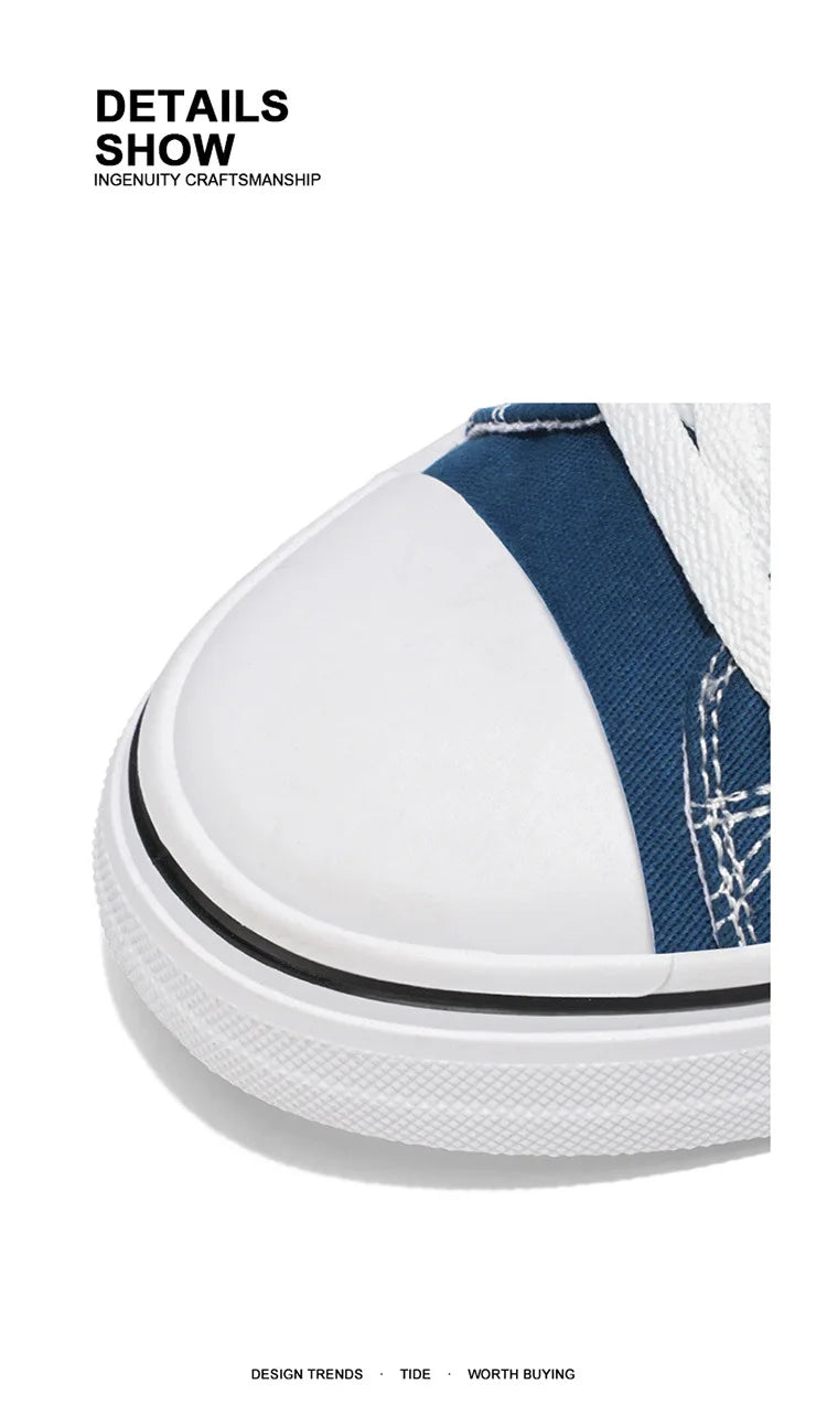 Zapatillas deportivas para hombre, zapatillas de lona transpirables con punta cerrada, mocasines a la moda para hombre, Zapatos para caminar al aire libre 2025, Zapatos de hombre