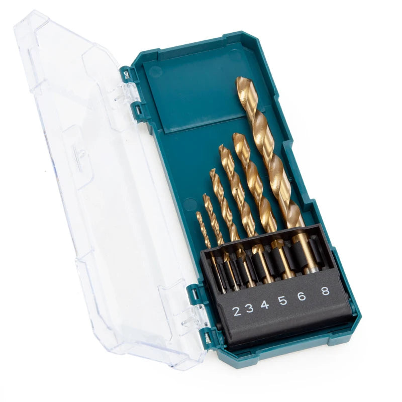 Makita D-72833 D-72861 Juego de brocas para Metal/madera HSS-taladro helicoidal de estaño accesorios de herramientas multifuncionales de varios tamaños