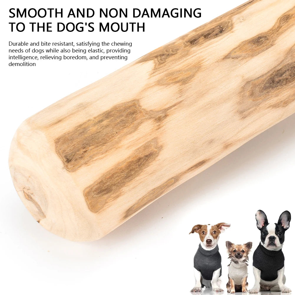 Varilla para moler dientes de perro, juguete para masticar de madera, palo masticable de madera de café Natural, resistente a mordeduras, juguete para aliviar la ansiedad, suministros para mascotas