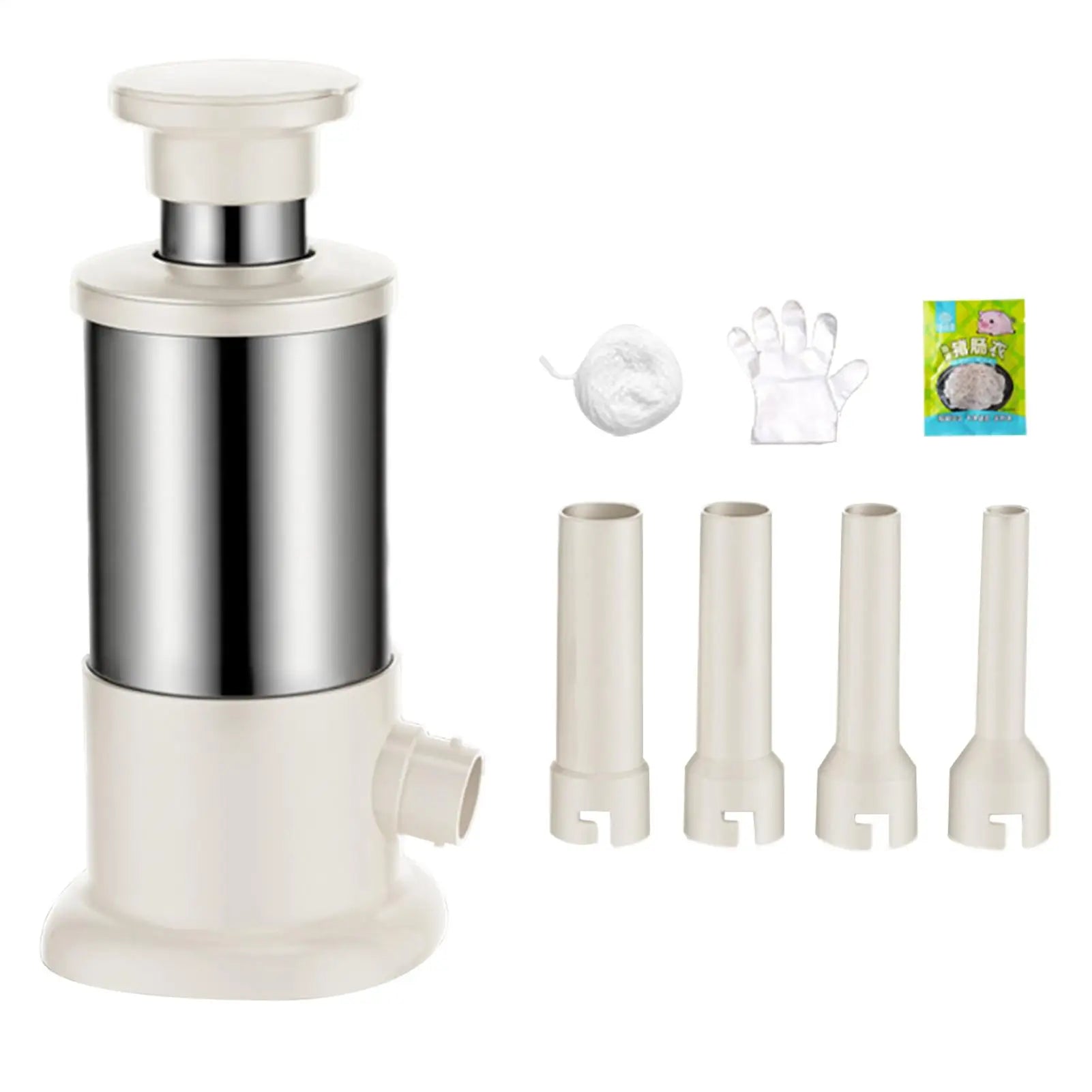 Máquina para Rellenar Salchichas con Tubos de Relleno, Rellenadora de Carne, Máquina para Hacer Salami, Herramientas de Cocina para Salchichas Caseras