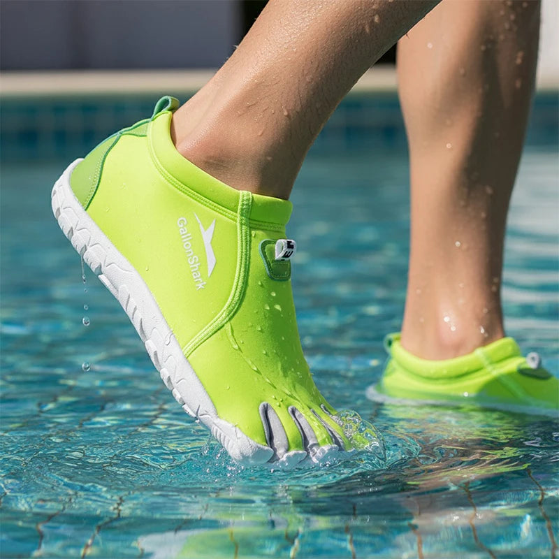 Zapatos de Neopreno de Cinco Dedos, Zapatillas de Agua Descalzas para Buceo, Voleibol de Playa y Caminatas en Arrecifes Costeros