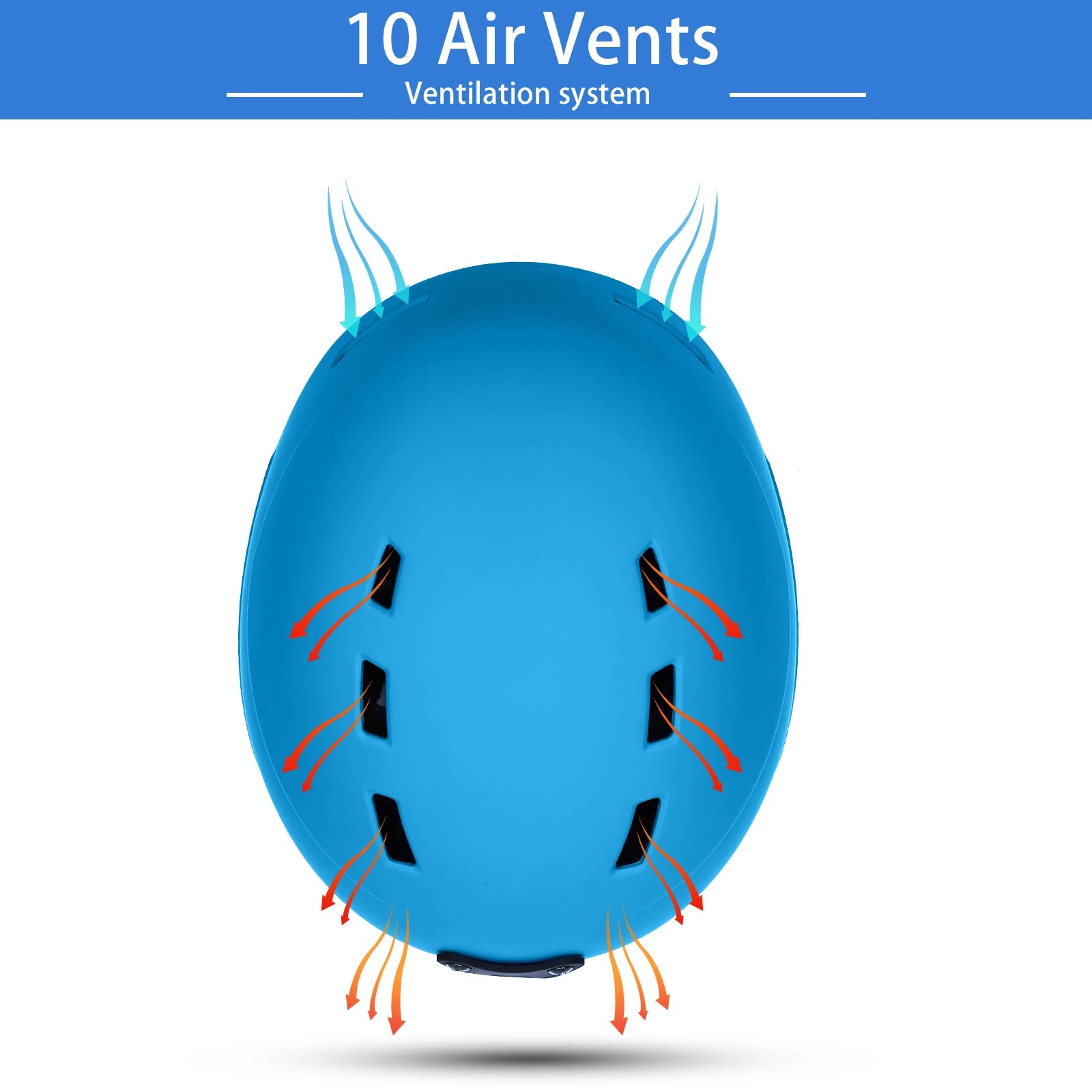 Casco de esquí - Casco de snowboard para adultos y jóvenes - Casco de nieve con carcasa de PC y espuma EPS, casco deportivo para nieve Casco de snowboard