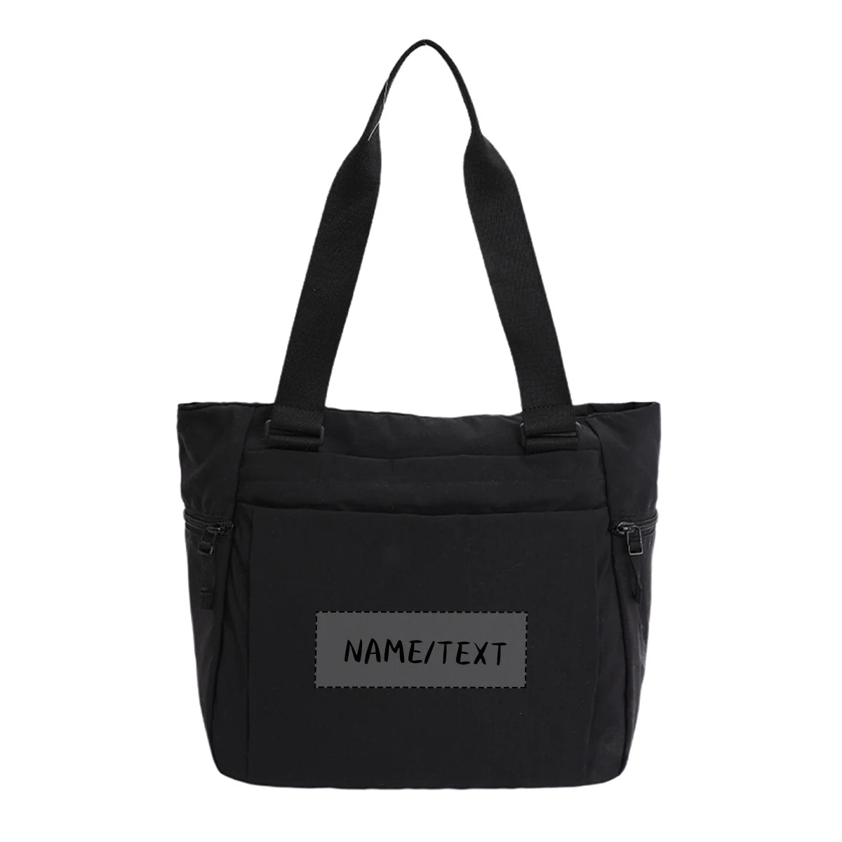 Bolso bandolera de un solo hombro con logotipo personalizado de alta gama para desplazamientos, viajes, estilo perezoso, sensación relajada, bricolaje para estudiantes universitarios