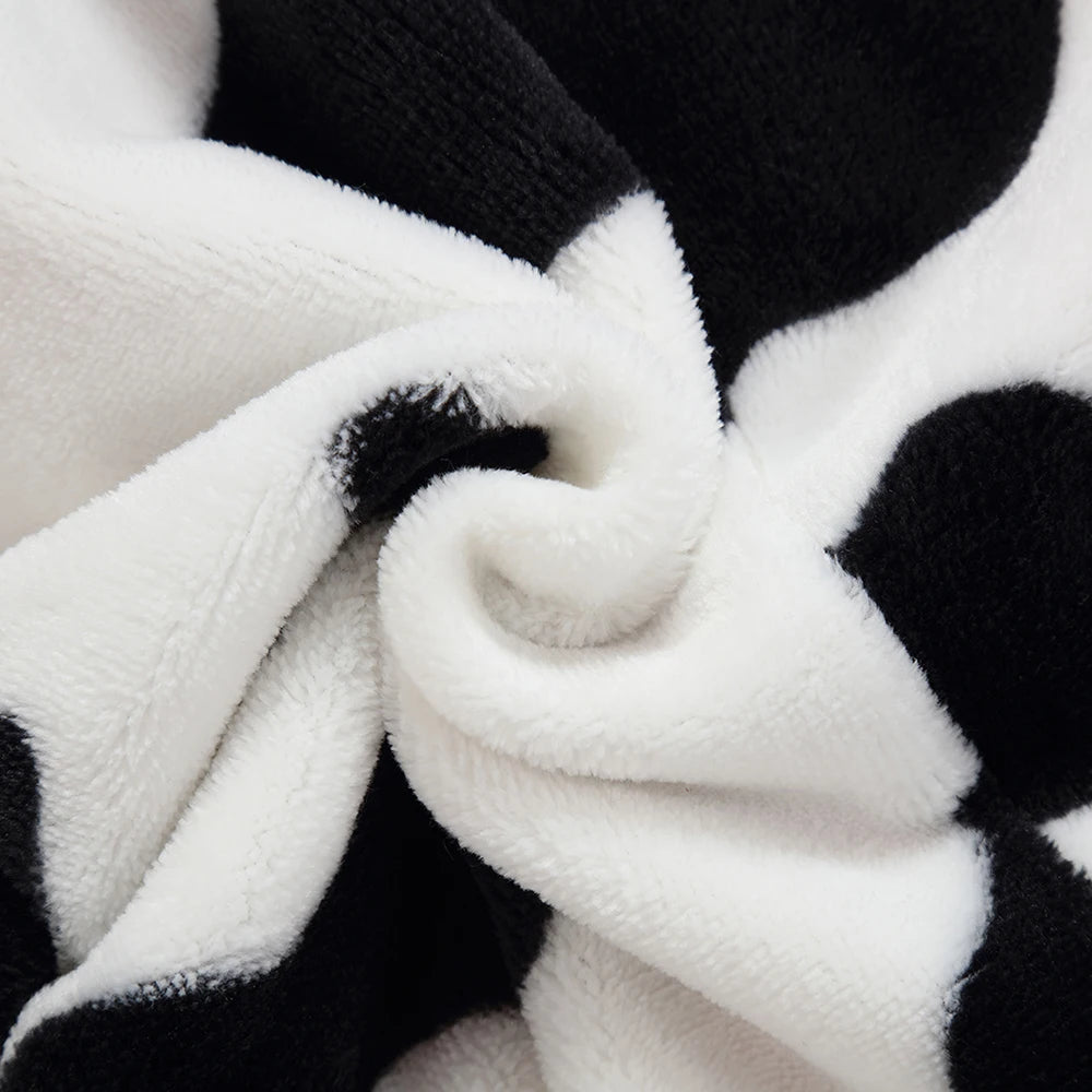 Pijamas térmicos de franela para bebés, ropa de invierno para niños pequeños, monos de ardilla y vaca, mono infantil