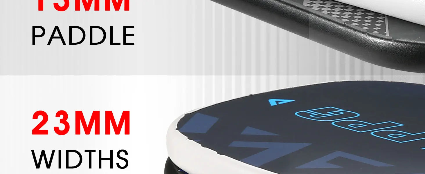 AMASPORT Cinta de protección de paleta de Pickleball 20 mm/23 mm/26 mm para cinta Euard de borde de Pickleball azul marino de 13 mm/16 mm/19 mm