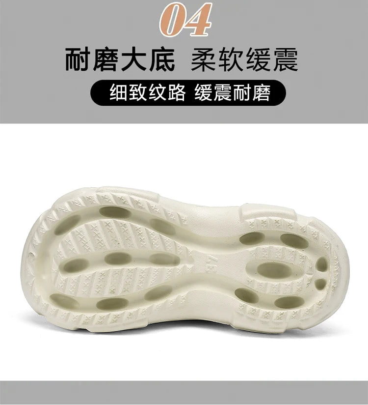 Sandalias de moda para mujer, zapatillas impermeables, zapatos de mujer, toboganes de verano para exteriores, zapatos de jardín de suela blanda, zuecos de interior, sandalias