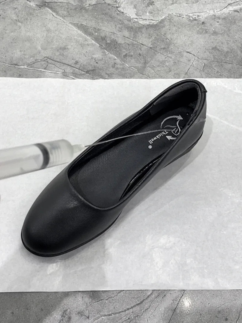 Zapatos De Mujer De suela blanda a la moda, Zapatos De trabajo cómodos para el trabajo, Zapatos De tacón grueso para Mujer, Zapatos antideslizantes De Mujer