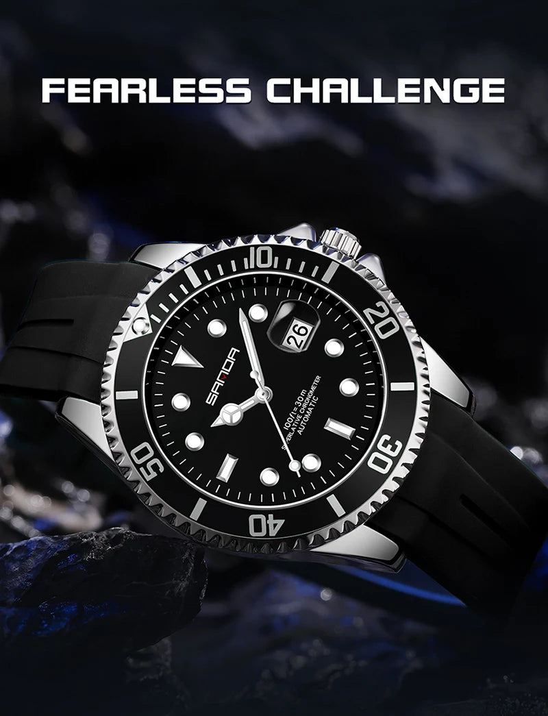 Relojes automáticos de marca de lujo para hombre, reloj mecánico resistente al agua con diseño cuadrado, relojes deportivos elegantes para mujer, reloj Masculino 2026