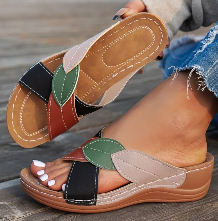 Zapatos de Mujer, Sandalias de Verano, Sandalias de Moda con Plataforma, Zapatos para Caminar, Sandalias Suaves para Mujer, Calzado Retro, Zapatos de Mujer