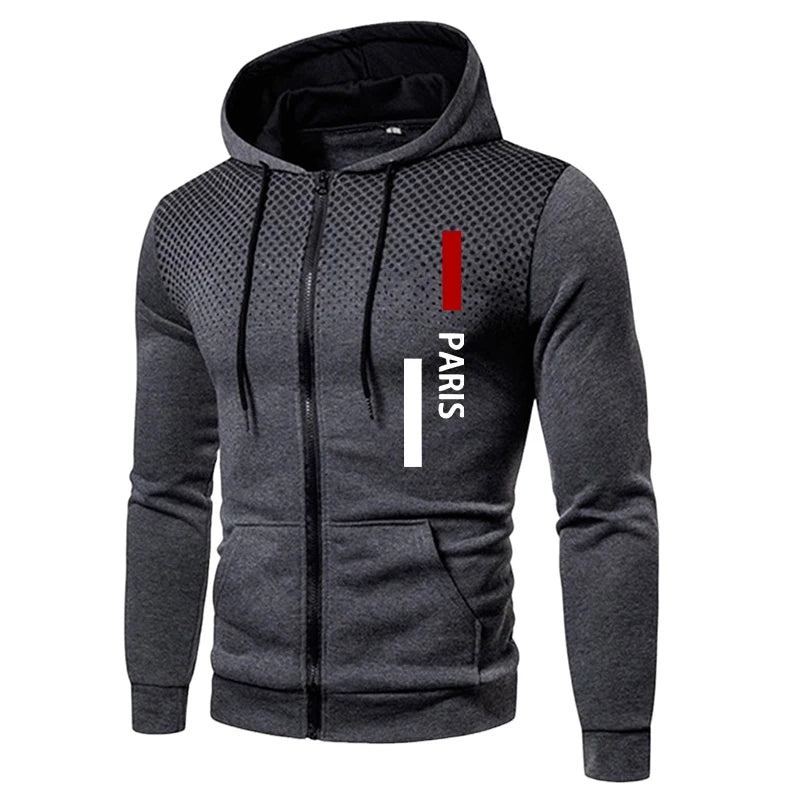 Ropa deportiva para hombre, sudadera con capucha y pantalones de chándal, sudadera deportiva informal urbana con cremallera, traje para correr, trajes de entrenamiento de otoño/invierno