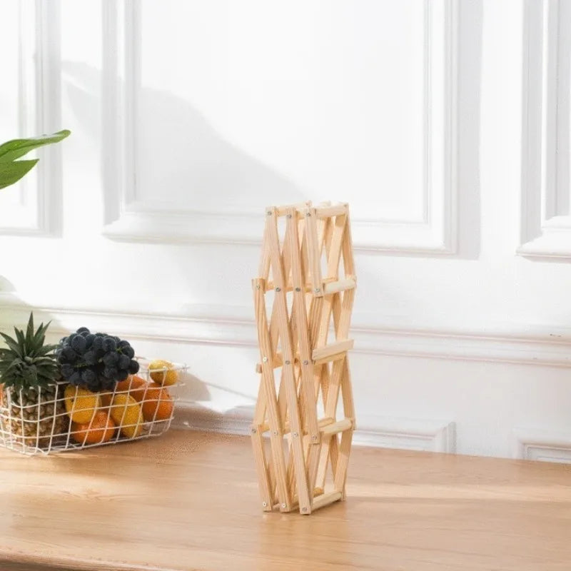 Estantes Apilables para Almacenamiento de Vino, Estantes de Madera para Botellas, Utensilios para Bar en Casa, Gabinetes para Vino, Herramientas de Bar, Artículos para el Hogar