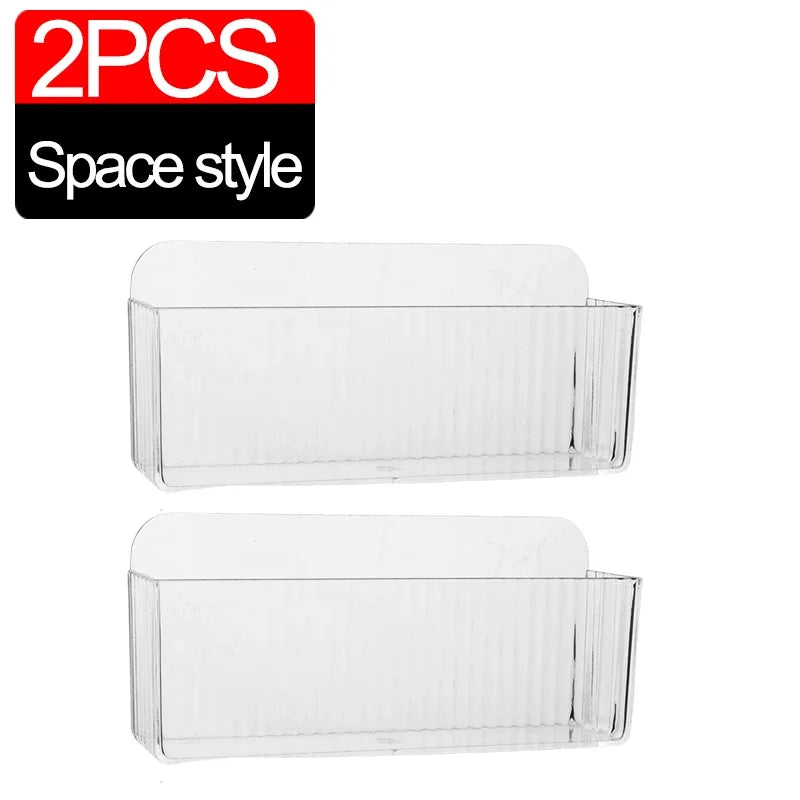 Gabinete caja de almacenamiento de cosméticos estante de almacenamiento montado en la pared lápiz labial joyería estante de almacenamiento soporte de maquillaje estuche organizador de baño