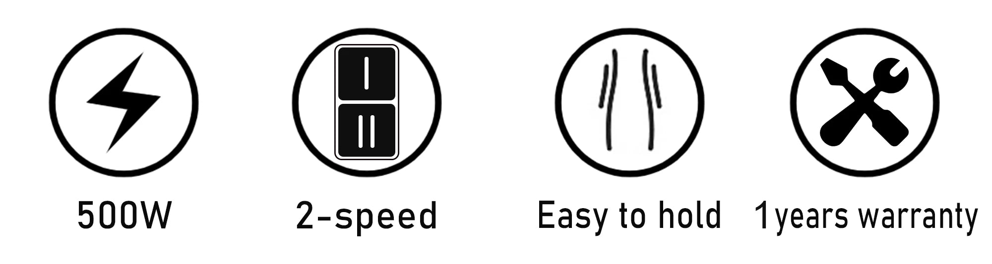 Sonifer-batidora de mano para cocina, mezclador eléctrico de alimentos por inmersión, trituradora de hielo, picadora de carne y verduras, 500W