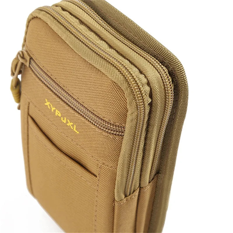 Riñonera para hombre, bolsa para exteriores, impermeable, táctica, militar, deporte, cinturón de caza, Molle, bolsas de nailon para teléfono móvil, herramientas de viaje