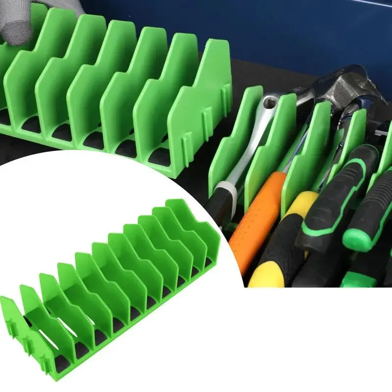 Práctico estante organizador de alicates que mantiene hasta diez alicates, cajón, caja de herramientas, alicates resistentes, organizador de herramientas, estante de almacenamiento que ahorra espacio