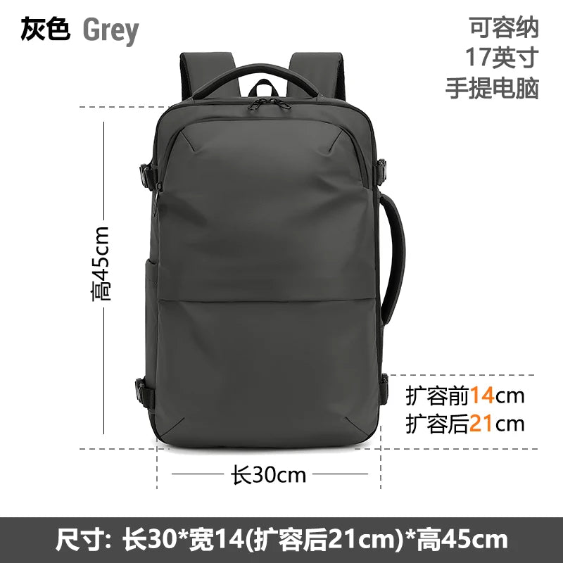 Mochila para hombre, bolsa de viaje multifuncional, compresión al vacío, impermeable, para viajes de negocios, nueva mochila para parejas