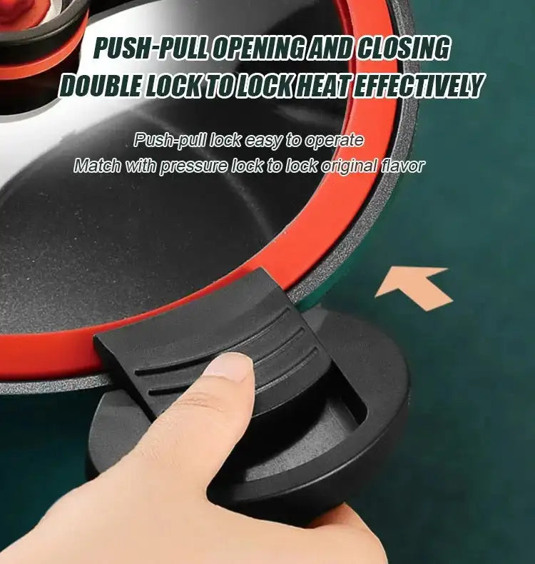 Olla a presión de 3L, olla para sopa y carne, olla arrocera, estufa de Gas, Micro olla a presión, olla para estofado, ollas de cocina antiadherentes, utensilios de cocina