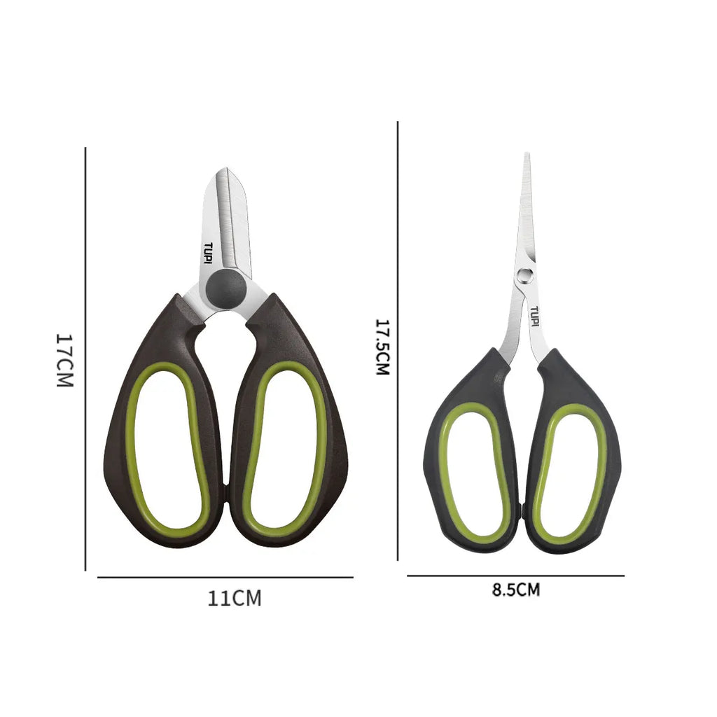 Tijeras de jardinería, tijeras de podar, tijeras de floristería para plantas y flores, hoja de acero inoxidable, herramienta de corte de injerto para jardín