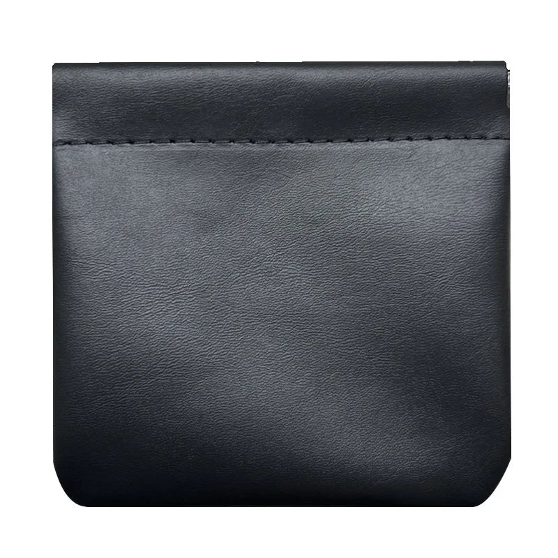 Monedero de cuero Pu para mujer y hombre, Mini cartera corta pequeña, monedero, llave para cambiar dinero, auriculares, tarjetero para niños y niñas