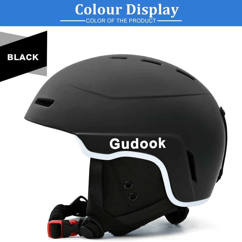 Casco de esquí - Casco de snowboard para adultos y jóvenes - Casco de nieve con carcasa de PC y espuma EPS, casco deportivo para nieve Casco de snowboard