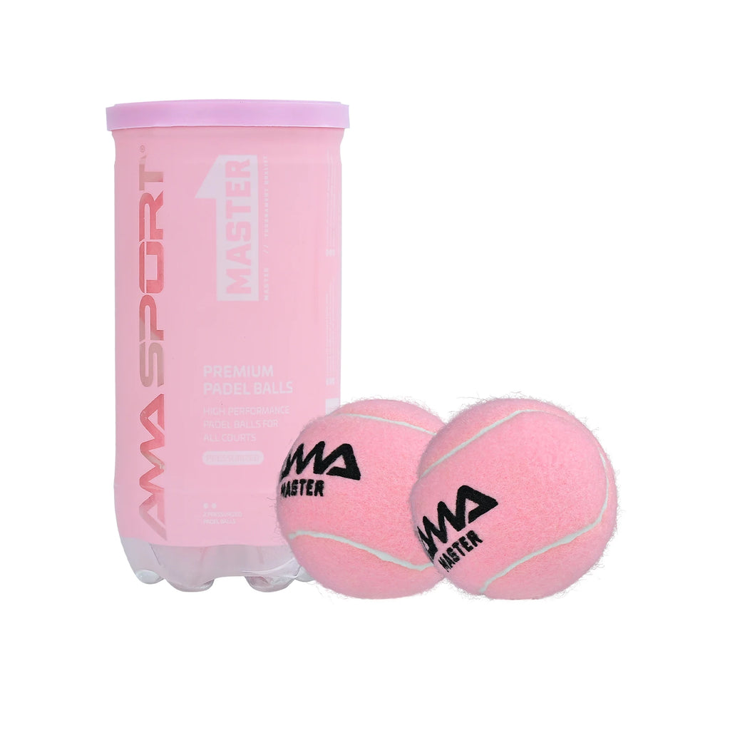 Pelotas de entrenamiento de padel profesionales, pelotas de tenis rosas con alta elasticidad, duraderas y resistentes, 2 uds.