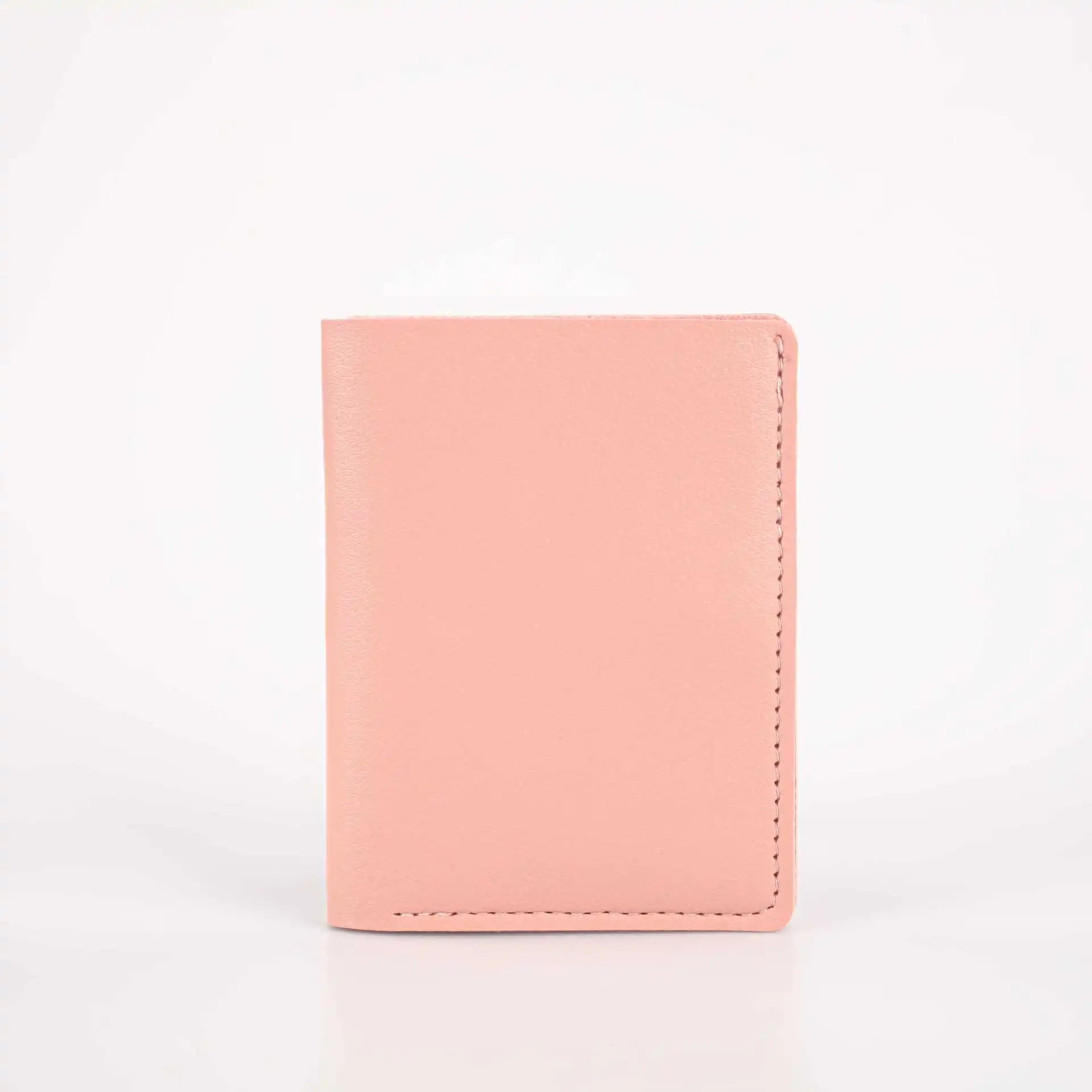 Cartera pequeña de cuero para hombre, monedero corto y sencillo para mujer, monedero ultrafino a la moda para tarjetas de crédito