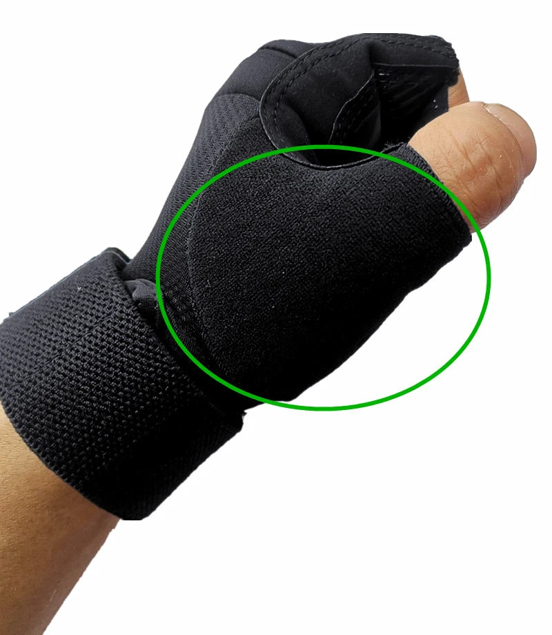 Guantes de Fitness levantamiento de pesas mancuernas culturismo Crossfit Pull Ups entrenamiento guantes de gimnasio para hombre