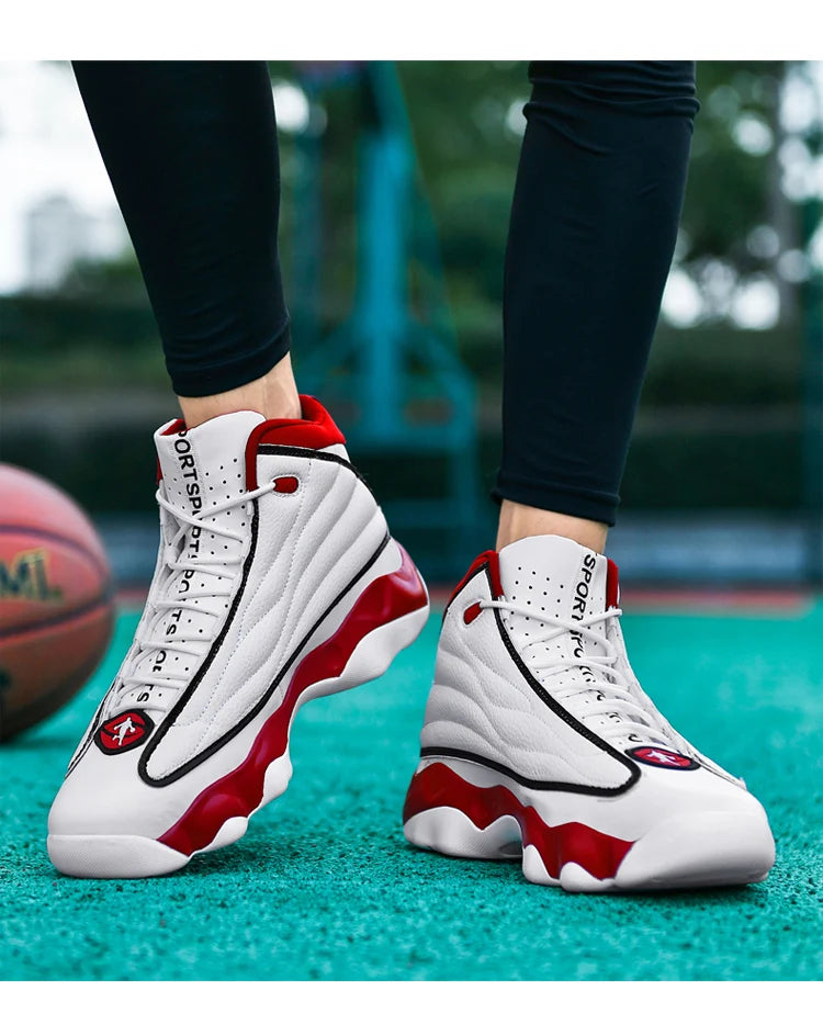 Zapatillas de baloncesto de alta calidad para hombre, zapatillas de baloncesto para hombre, zapatillas de deporte antideslizantes de alta calidad para exteriores