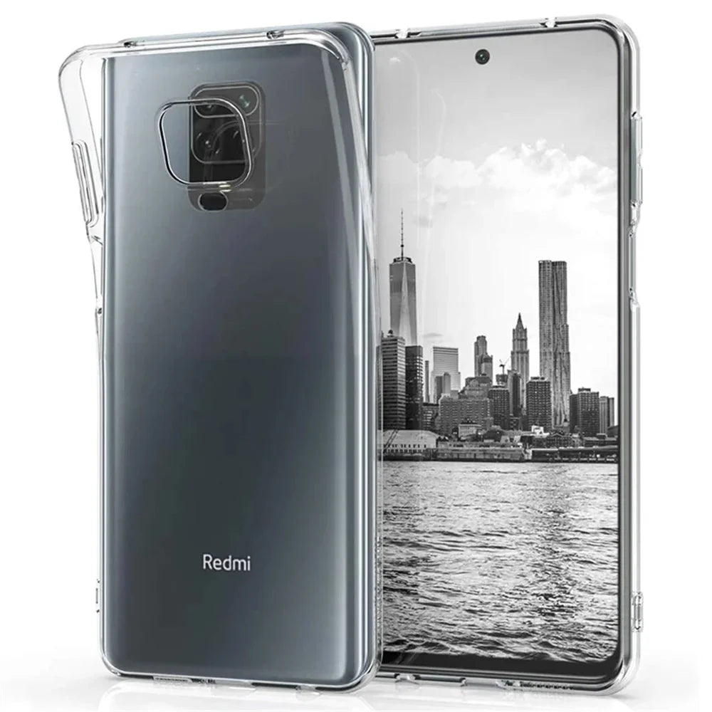 Para Redmi Note 9 9s Fundas de silicona transparente suave funda de teléfono para Xiaomi Redmi Note 9 Pro Untra Thin Back Fundas