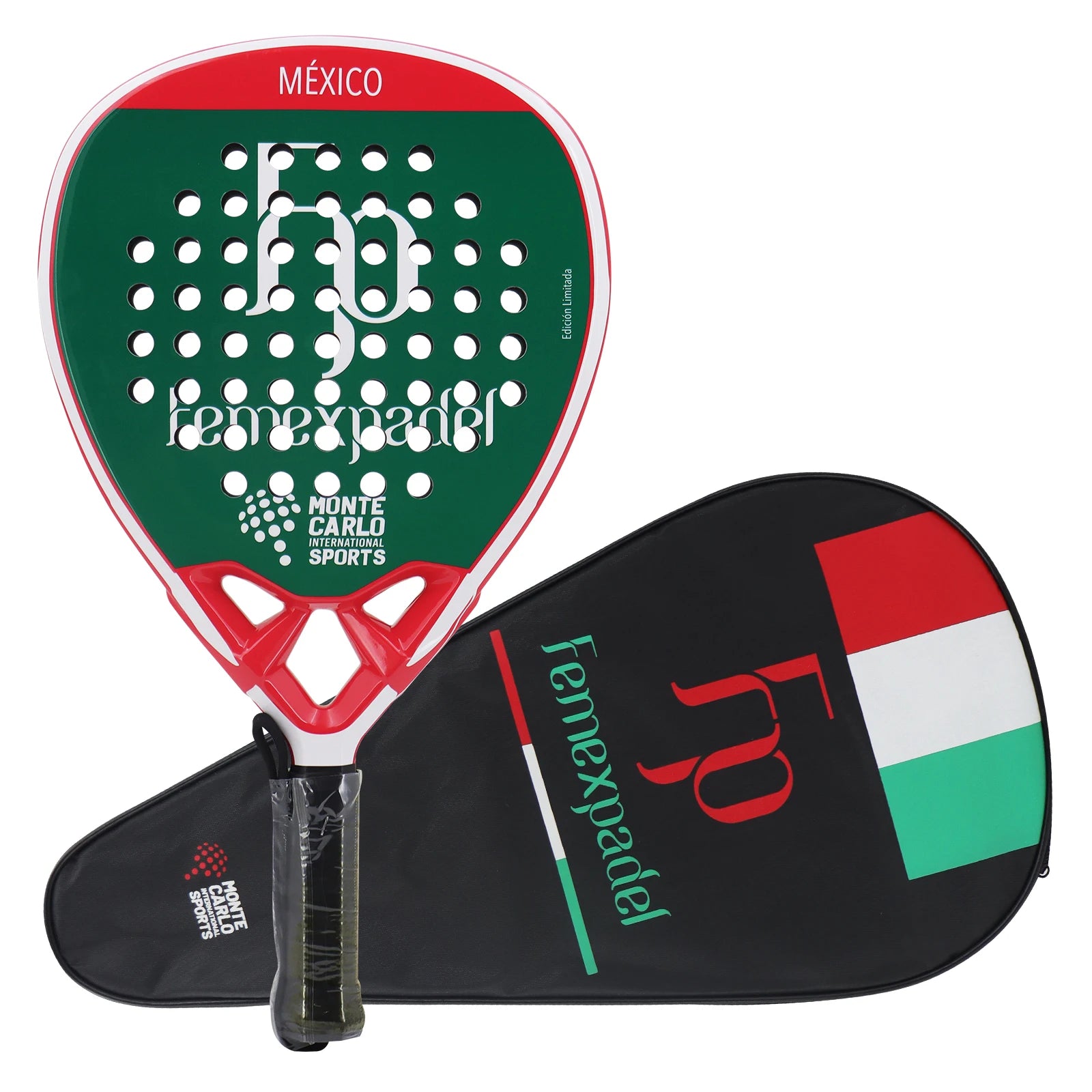 Raqueta de Padel P90, superficie de fibra de carbono 3K con memoria EVA, núcleo de espuma flexible, raquetas de tenis ligeras