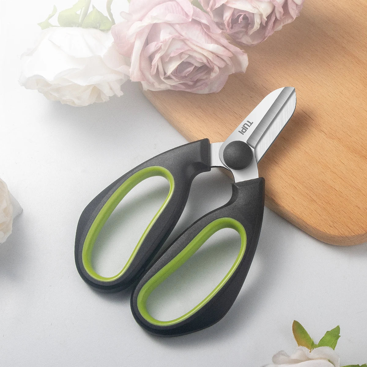 Tijeras de jardinería, tijeras de podar, tijeras de floristería para plantas y flores, hoja de acero inoxidable, herramienta de corte de injerto para jardín