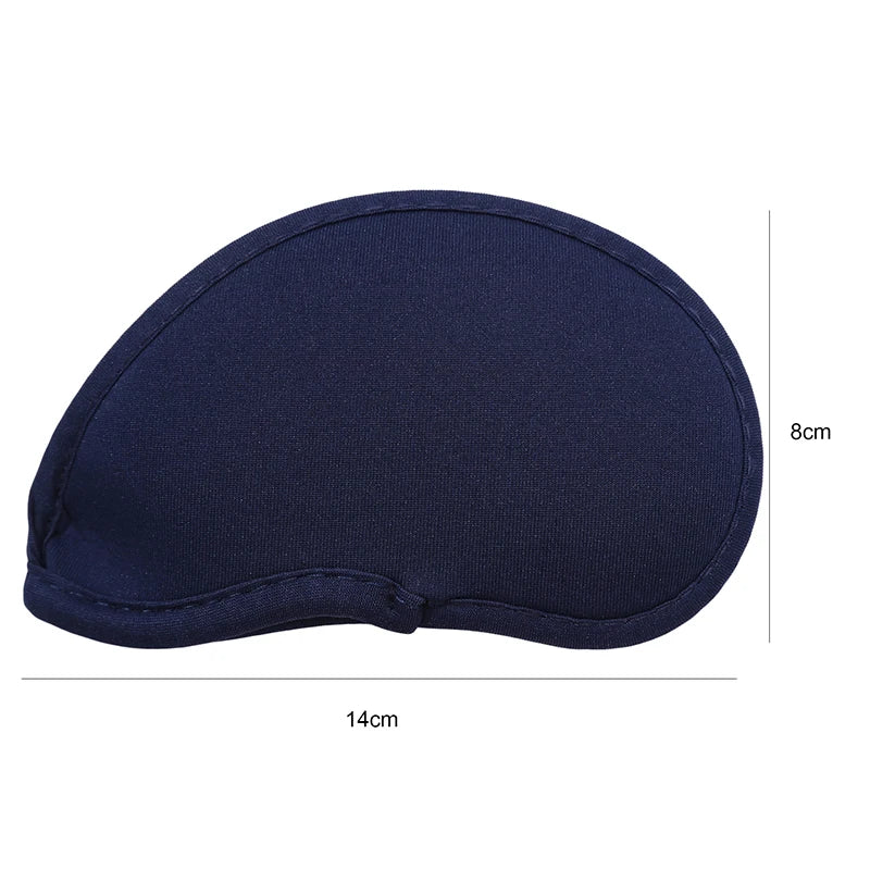 10 Uds. Fundas protectoras para cabeza de hierro para palos de Golf portátiles, juego de fundas para cabeza de Golf, Protector para cabeza, suministros de Golf