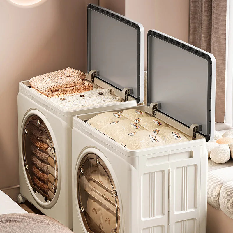 Caja de almacenamiento de ropa, cesta de almacenamiento de gran capacidad, gabinete de almacenamiento