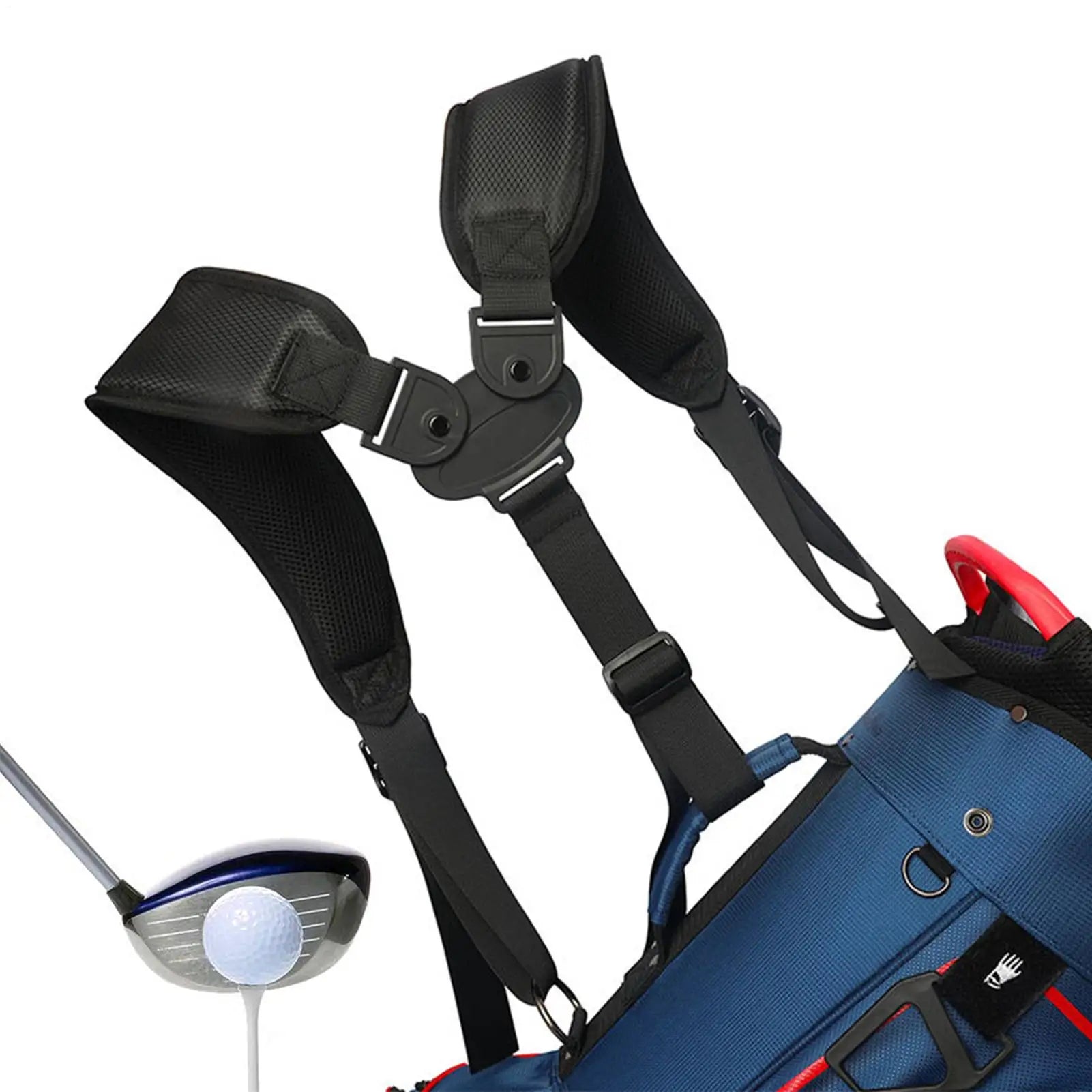Correa de hombro doble portátil para Golf, correa de repuesto para bolsa de Golf, cómoda correa ajustable para hombro, accesorios deportivos, 1 ud.